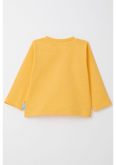 Breeze Erkek Çocuk Uzun Kollu Tişört Basic 1-4 Yaş, Sarı-sarı Sarı