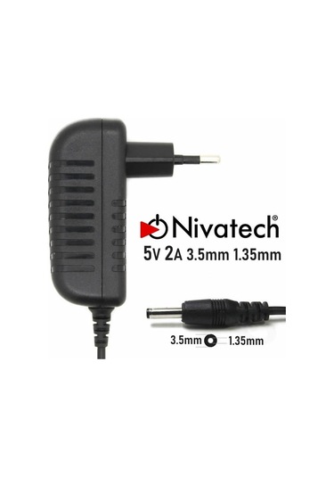 Nivatech Tablet Adaptörü 5V 2A 3.5Mm 1.35Mm
