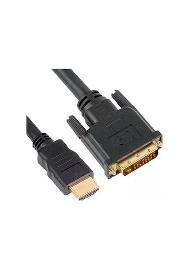 Hdmi To Dvi 24+1 Dvi To Hdmi Kablo Altın Uçlu 1.8M