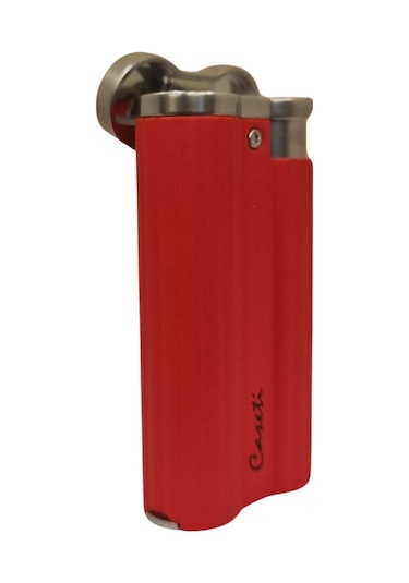 Tek Torch Pürmüz Mat Kırmızı Puro Çakmağı