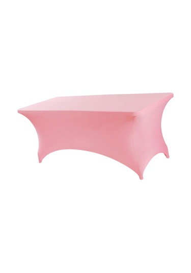 Homyl Katlanır Masa Için Örtüsü Spandex Satıcı Düğün Doğum Günü Pembe