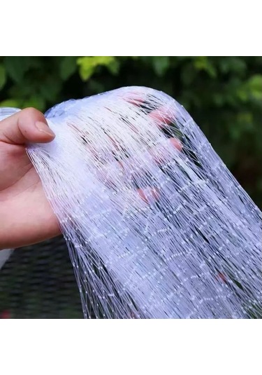 Vkemall Beyaz Nilon Kuş Engelleme Ağı - Meyve Ağacı, Bahçe, Havuz Ve Çiftlik İçin Korumalı Gölge Ağı