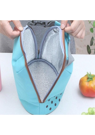 Turuncu 2023 Yeni El Kalınlaşmış Yalıtım Çantası Açık Piknik Çantası Öğrenci Uygun Pirinç Yalıtım Çantası