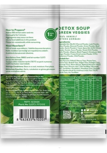 TheLifeCo  Soup - Hazır Sebzeli  Çorbası Karışımı x 4 Adet