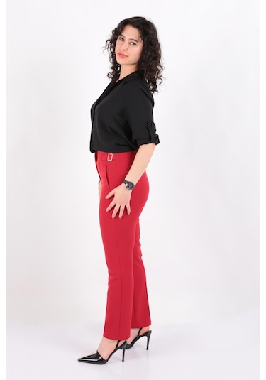 Ayhan 70609 Kadın Pantolon 70609-174-R0766 Kırmızı Ayhan 70609 Kadın Pantolon 70609-174-R0766 Kırmızı