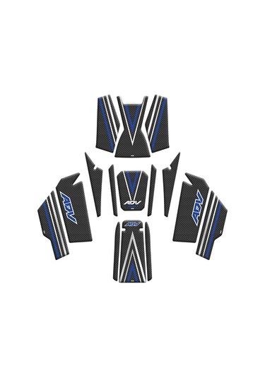 Honda Adv 350 2023-2025 Uyumlu Tank Pad Set 004 Çok Renkli