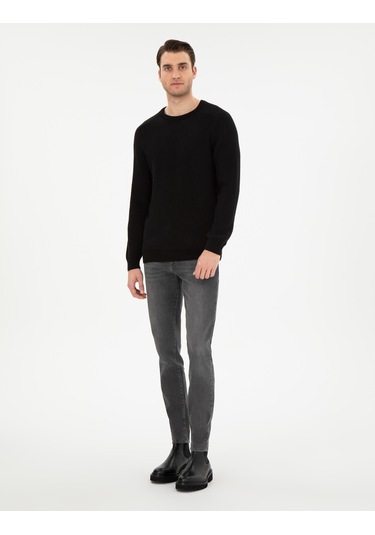 Pierre Cardin Erkek Siyah Kazak /triko 50297117-vr046 Siyah