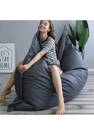 Willowhaven Yıkanabilir Fasulye Torbası Kapak - 100x140 Cm - Oturma Odası Kanepe Koruyucu Slipcover - Mor Ev Dekor Mor