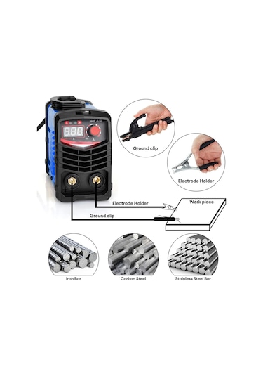 Staxx Power 200A Profesyonel Dijital Invertör Kaynak Makinesi