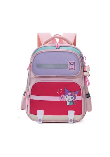 İlkokul Öğrencisi Sırt Çantası Büyük Kapasiteli Hafif Rahat Çocuk Sırt Çantası Oxford Kumaşı Kloromi Kızlar İçin İki Askılı Çanta pembe