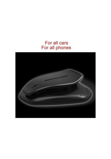 Dancemonkey Araç Telefonu Montajı Dashboard Tutucu, Evrensel Gps Navigasyon Destekli Siyah Siyah