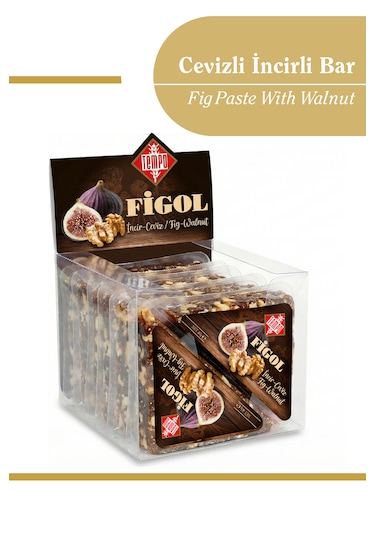 Figol Cevizli İncirli Bar Üçgen 40 G X 12 Adet