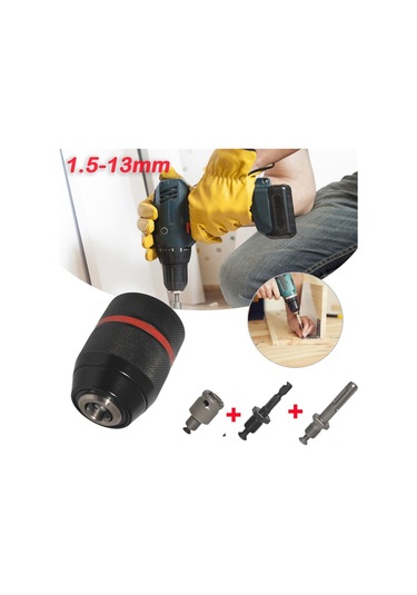 Chuck Seti El Sıkmalı Kendinden Kilitli Chuck Darbeli Elektrikli Çekiç Anahtarı