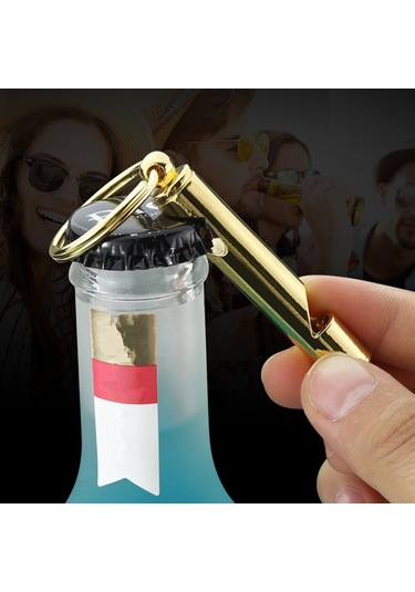 2 Adet Metal Düdük Şişe Açacağı Anahtarlık Yaratıcı Çok Fonksiyonlu Anahtarlık Kolye Gümüş