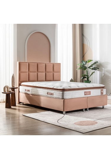 Us. Sleeping Ultra Ortopedik Touch Brown Orijinal Pedli Yaylı Yatak (27Cm) 140X200