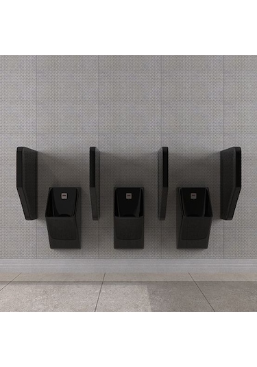 Lucco Loop 45 CM Pisuvar Ara Bölme Siyah