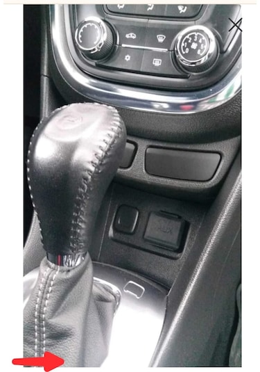 Opel Mokka 2012/2020 Uyumlu Otomatik Vites Topuzu Kılıfı El Yapımı Siyah