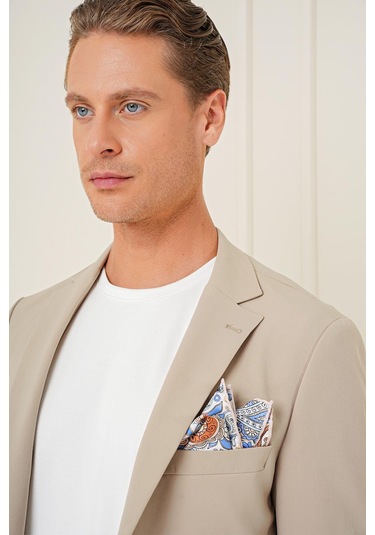 C 680 Slim Fit Bej Spor Ceket Bej