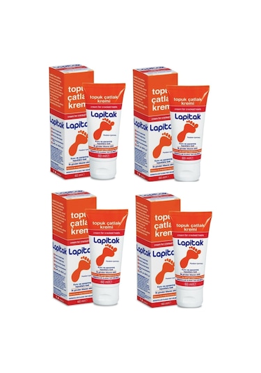 Lapitak Topuk Çatlak Bakım Kremi 60 ML x 4