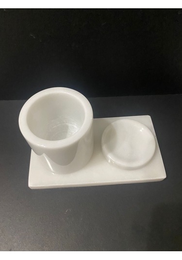 Mermer İkili Banyo Seti Beyaz