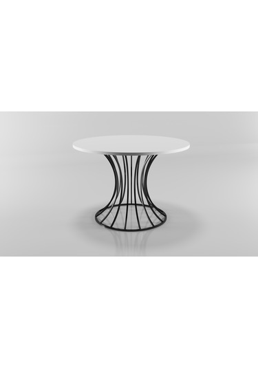 Bombeli Model Kafe Masa Ayak Seti Siyah Metal Masa Ayağı