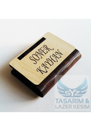Kişiye & Isme Özel Ahşap Sigara Tabakası