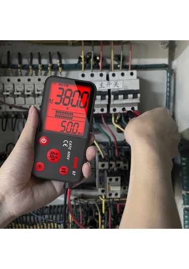 Yifomall 3.5 İnç Lcd Ekranlı Akıllı Multimetre, Li-pol Batarya, 5999 Sayım, Otomatik Aralık, Ncv Tespiti, Isı Ölçümü, Fener Fonksiyonu Ve Eva Çanta Premium Paket Çok Renkli