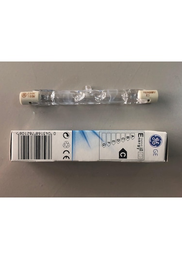 2 Adet General Elc. Çubuk Halojen Lamba 100w 1900 Lümen 78mm