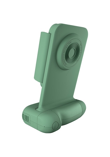 Wezone Rx01-b Yeşil Telefon Tutucu: Bluetooth Kumanda, 15w Kablosuz Şarj, Döner Stand, Batarya İle Fotoğraf Çekim Yardımcısı