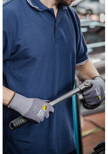 Hanvo Dotlu Köpük Nitril Kaplama Eldiven