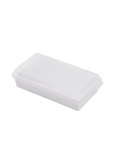 Dancemonkey Cbtx Ev Kare Tereyağı Kesme Sebzelik Kapaklı Kullanıcı Dostu Mutfak Peynir Saklama Kutusu Beyaz Beyaz