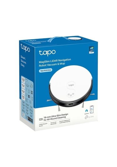 Tp-Link Tapo RV20 Mop Akıllı Robot Süpürge (Outlet)