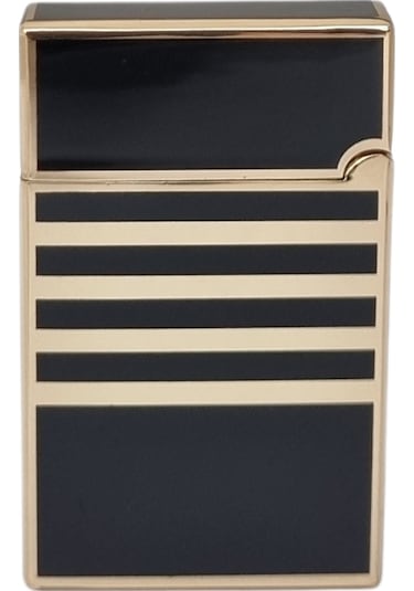 Vindiesel Soft Flame Siyah-gold Desenli Çakmak - Tr7685