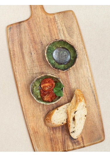 Don Prime Ceramics El Yapımı Seramik İki Sosluk S 340563141 Yeşil