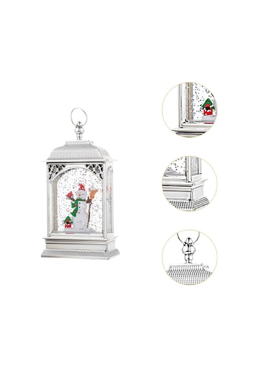 Suntek Yılbaşı Kar Küresi El Sanatları Adamı Tatil İçin 7cmx3.8cmx13cm