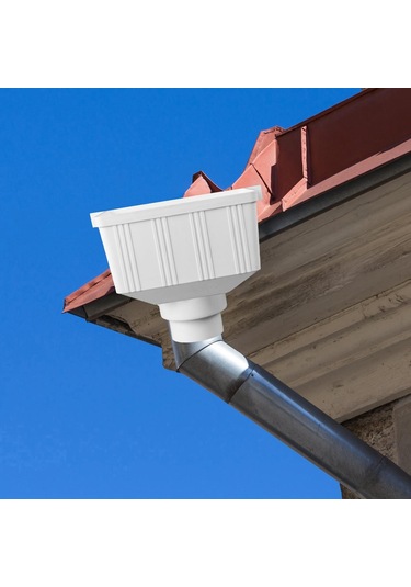 Suntek Yağmur Suyu Downspout Drenaj Konektörü Peyzaj Yağmur