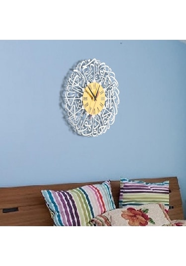 Pazly Yatak Suntek Stil-d Stil Sessiz Saati Saat Ramazan Duvar D Asılı Kh Çok Renkli