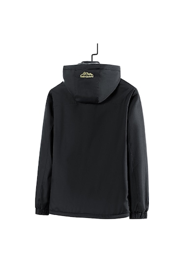 Sonbahar Ve Kış Kalınlaştırılmış Sıcak Rüzgar Geçirmez Pamuklu Erkek Ceket Yeşil