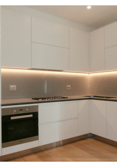 Mutfak Dolabı Ve Tezgah Altı 300 Cm Led Şerit Profil Aydınlatma Anahtarlı Beyaz