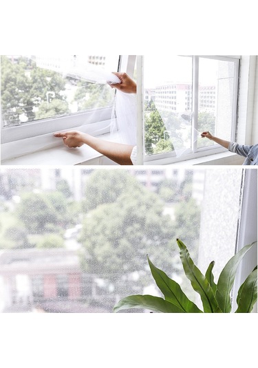 Tenfowee Beyaz Nylon Pencere Teli 1.3x1.5m Komar Ve Haşere Engeli Özlük Yapışkanlı Kesilebilir Dıy Kurulum Dayanıklı Ve Yıkama Uygun