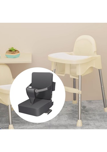 Suntek Yemek Masası Için Yükseltici Koltuk 32cmx36cmx10cm-koyu-gri