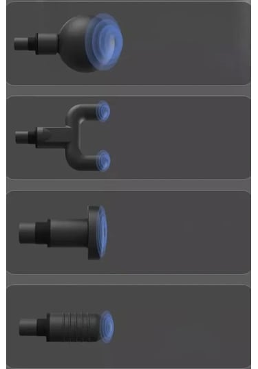 Tongxida 4 Bağlı Profesyonel Mini Cilt Sıkıştırma Aleti Siyah Siyah