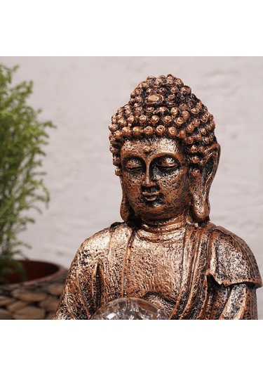 Zen Lord Buddha Temalı Eskitme Su Şelalesi