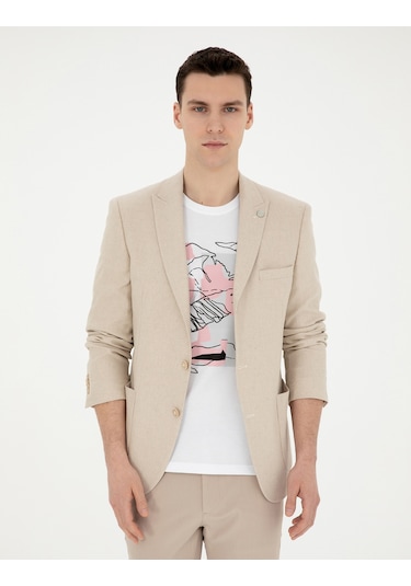Pierre Cardin Erkek Bej Ceket 50285244-vr011 Bej Pierre Cardin Erkek Bej Ceket 50285244-vr011 Bej