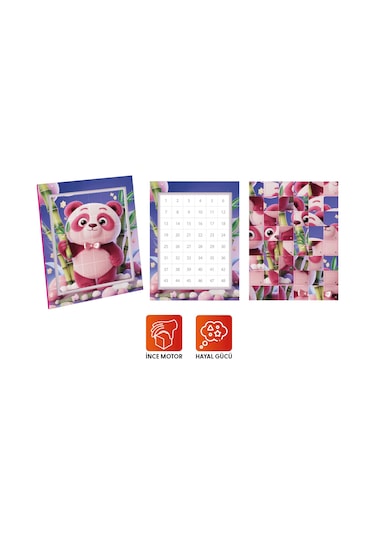 Playever Sticker Puzzle - Kawaii, Çıkartmalı Yapboz Etkinlik Kitabı
