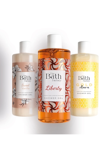 Duş Jeli Seti Liberty - Gold Aura - Vanilya 3 X 400 Ml