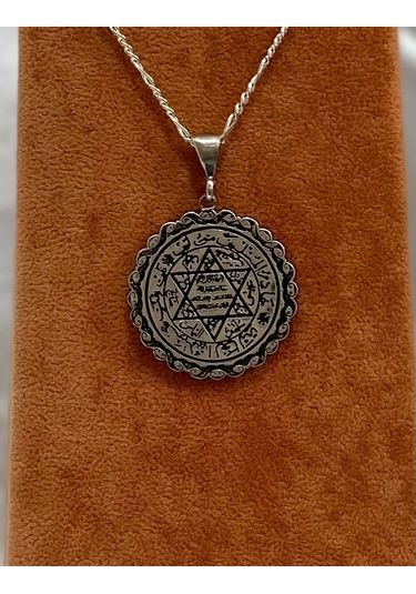 Sultan Süleyman Gümüş Mühür Erkek Kolyesi F160020104