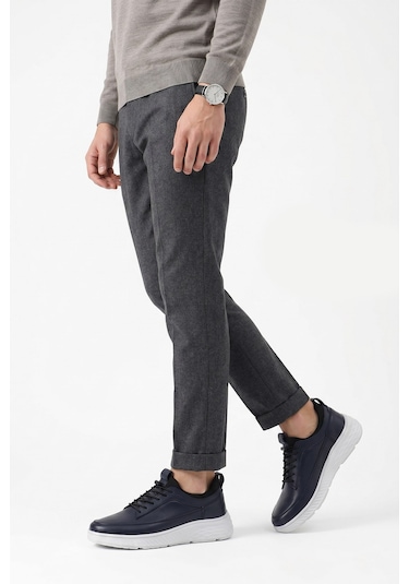 Gönderi(R) Gönderi R Erkek Lacivert Bağcıklı Hakiki Deri Sneaker Ddma85142870