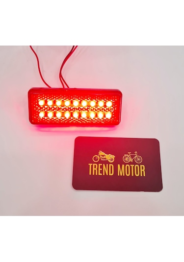 18 Led Reflektör Çakarlı Ve Sabit Mod - Motosiklet Atv Scooter