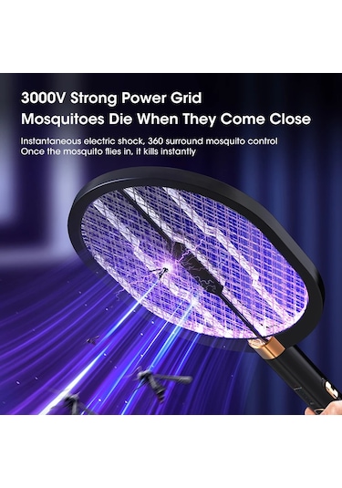 3000v Sivrisinek Katili Anti Sivrisinekler Elektrikli Usb Katil Raket Fly Standard Version